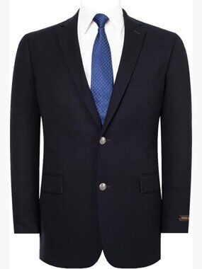 Men's Classic Fit Stretch Blazer 2-Button Sport Coat Business Wear